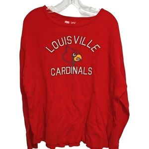 Louisville Cardinals Red Long Sleeve Tee